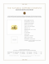 1.56 Ct. Yellow Sapphire from Ceylon (Sri Lanka) Scan Report