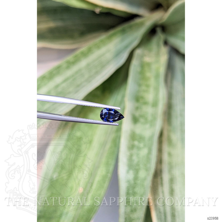 1.19 Ct. Blue Sapphire from Ceylon (Sri Lanka)