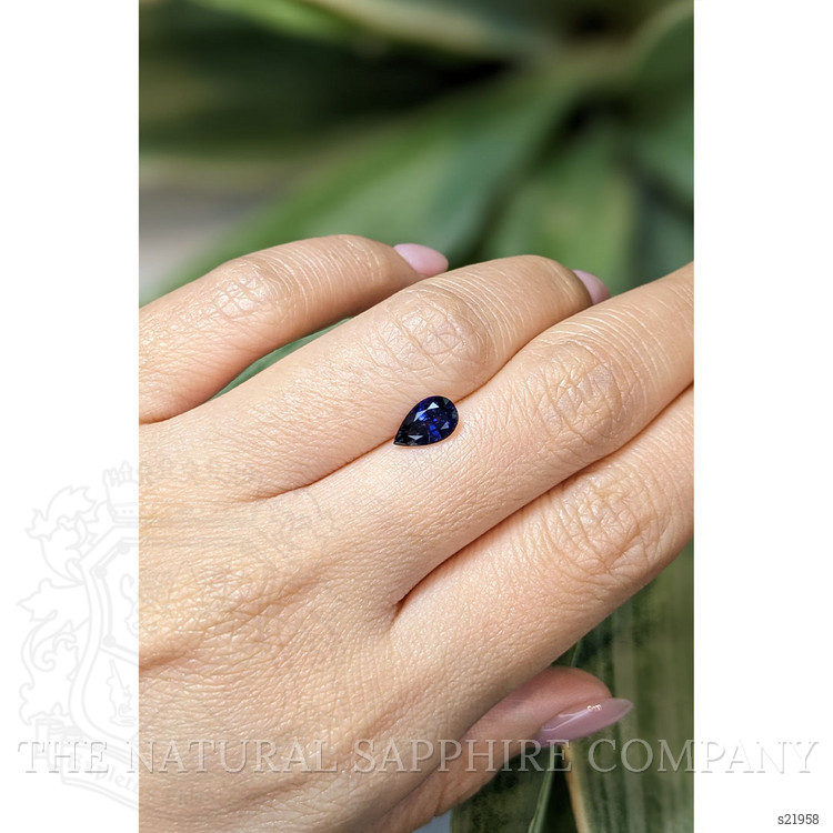 1.19 Ct. Blue Sapphire from Ceylon (Sri Lanka)