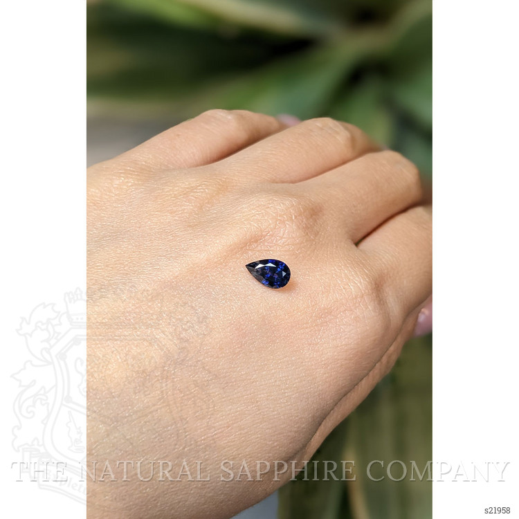 1.19 Ct. Blue Sapphire from Ceylon (Sri Lanka)