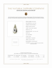 1.83 Ct. Sapphire from Ceylon (Sri Lanka) Scan Report