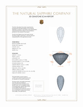 1.83 Ct. Sapphire from Ceylon (Sri Lanka) 3 D Scan Report