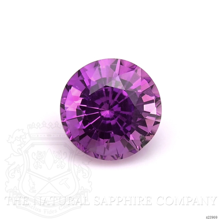 0.61 Ct. Purplish Pink Sapphire from Ceylon (Sri Lanka)