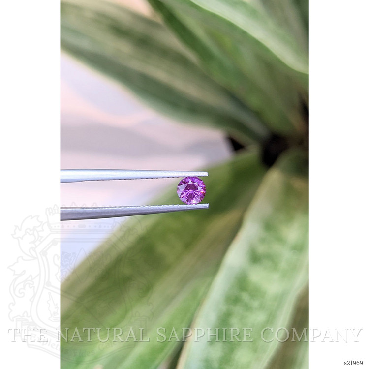 0.61 Ct. Purplish Pink Sapphire from Ceylon (Sri Lanka)