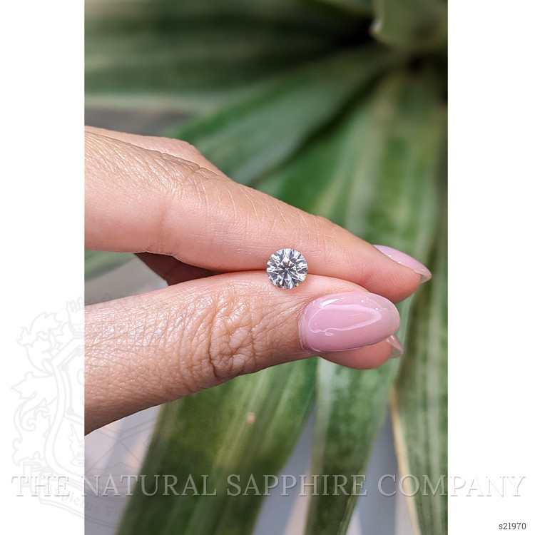 1.40 Ct. White Sapphire from Ceylon (Sri Lanka)
