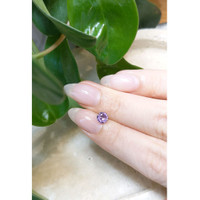 0.77 Ct. Violet Sapphire from Ceylon (Sri Lanka) Life Style