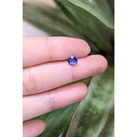 0.69 Ct. Blue Sapphire from Ceylon (Sri Lanka) Life Style