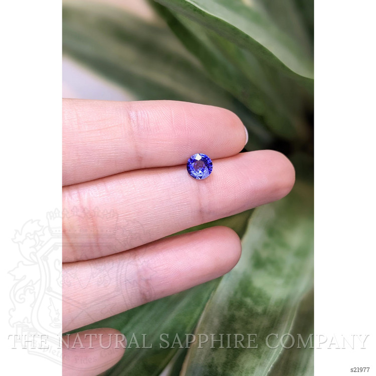 0.69 Ct. Blue Sapphire from Ceylon (Sri Lanka)