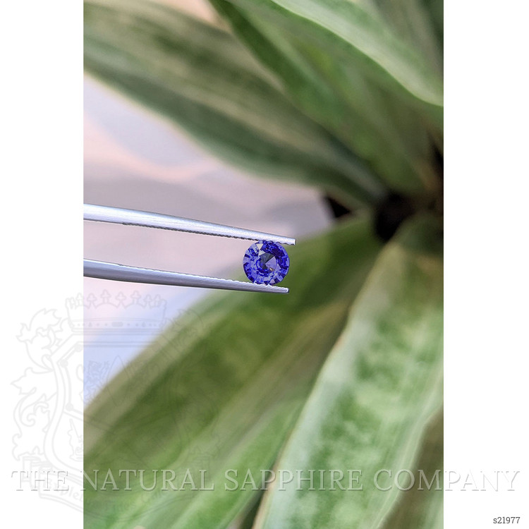 0.69 Ct. Blue Sapphire from Ceylon (Sri Lanka)