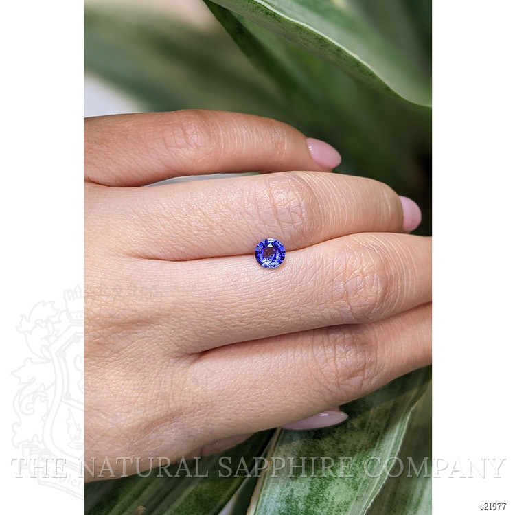 0.69 Ct. Blue Sapphire from Ceylon (Sri Lanka)
