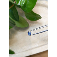 0.66 Ct. Blue Sapphire from Ceylon (Sri Lanka) Life Style