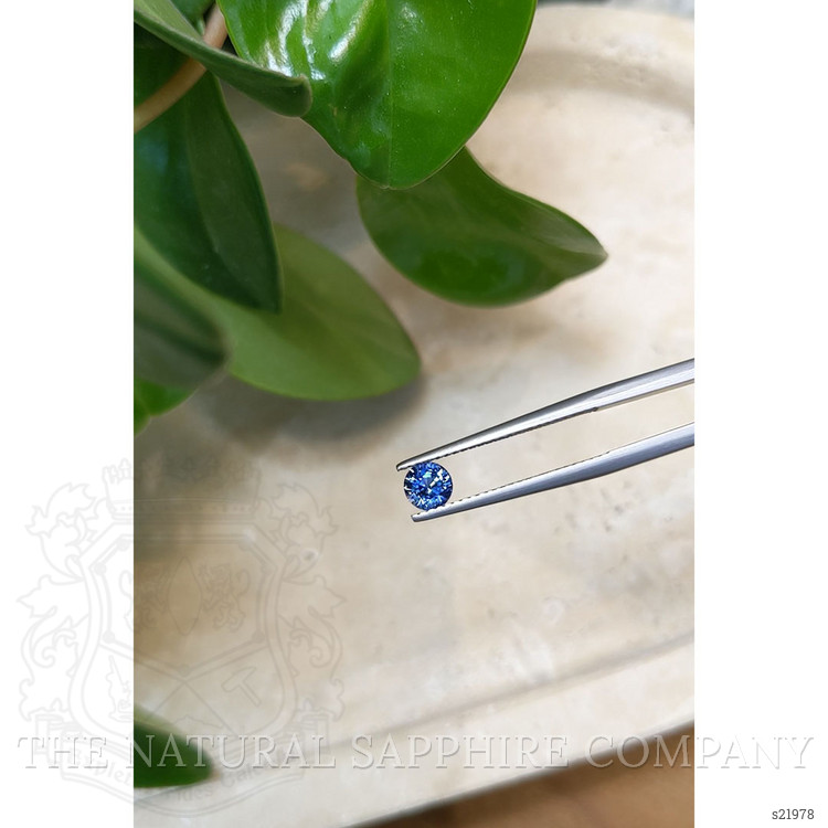 0.66 Ct. Blue Sapphire from Ceylon (Sri Lanka)