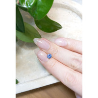 0.59 Ct. Blue Sapphire from Ceylon (Sri Lanka) Life Style
