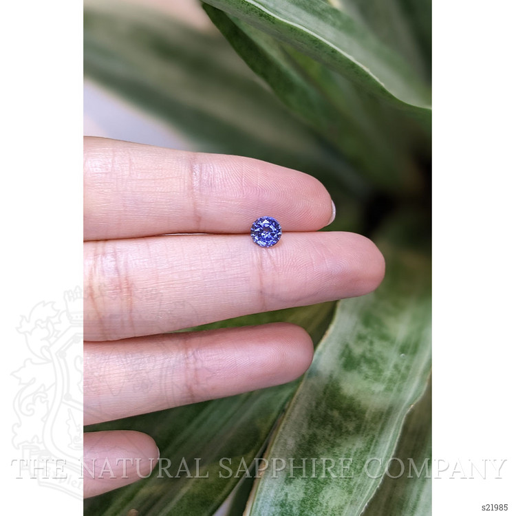 0.68 Ct. Blue Sapphire from Ceylon (Sri Lanka)