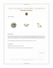 1.86 Ct. Yellow Sapphire from Ceylon (Sri Lanka) Appraisal