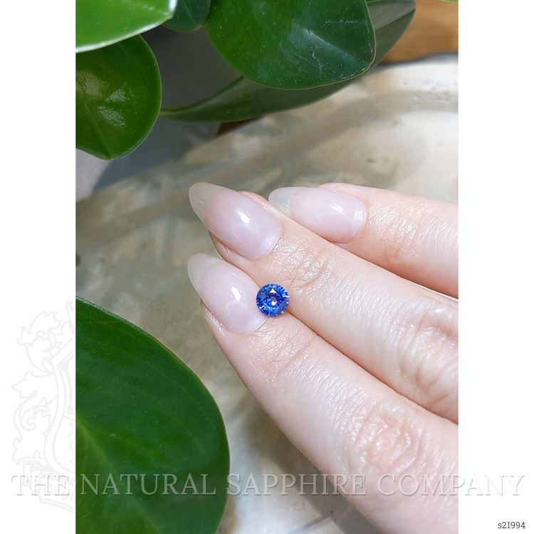 0.86 Ct. Blue Sapphire from Ceylon (Sri Lanka)