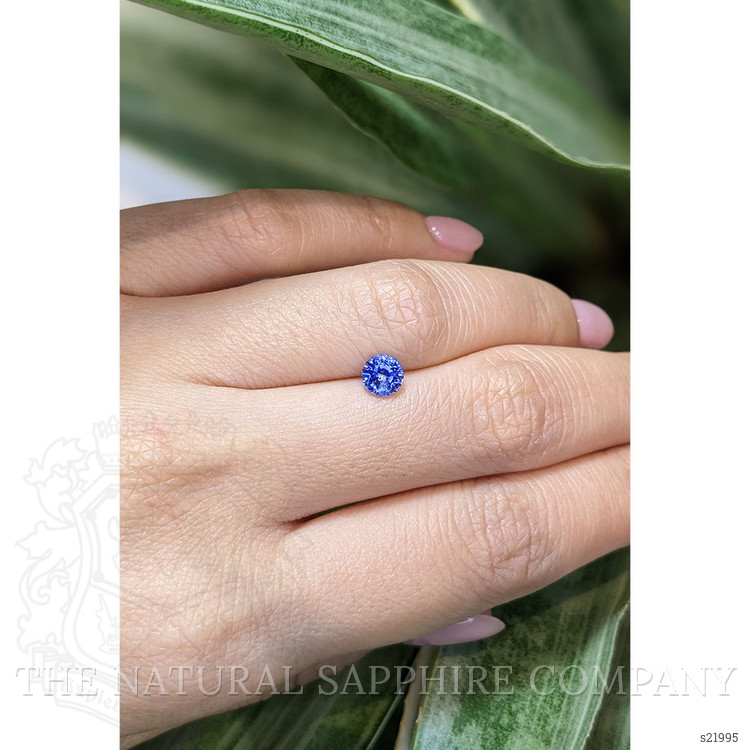 0.88 Ct. Blue Sapphire from Ceylon (Sri Lanka)