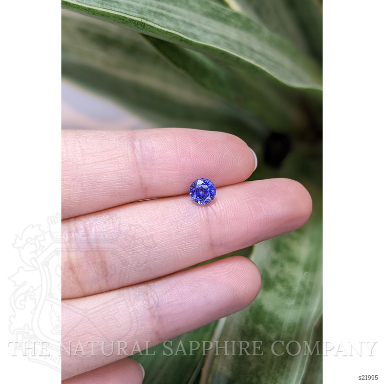 0.88 Ct. Blue Sapphire from Ceylon (Sri Lanka)