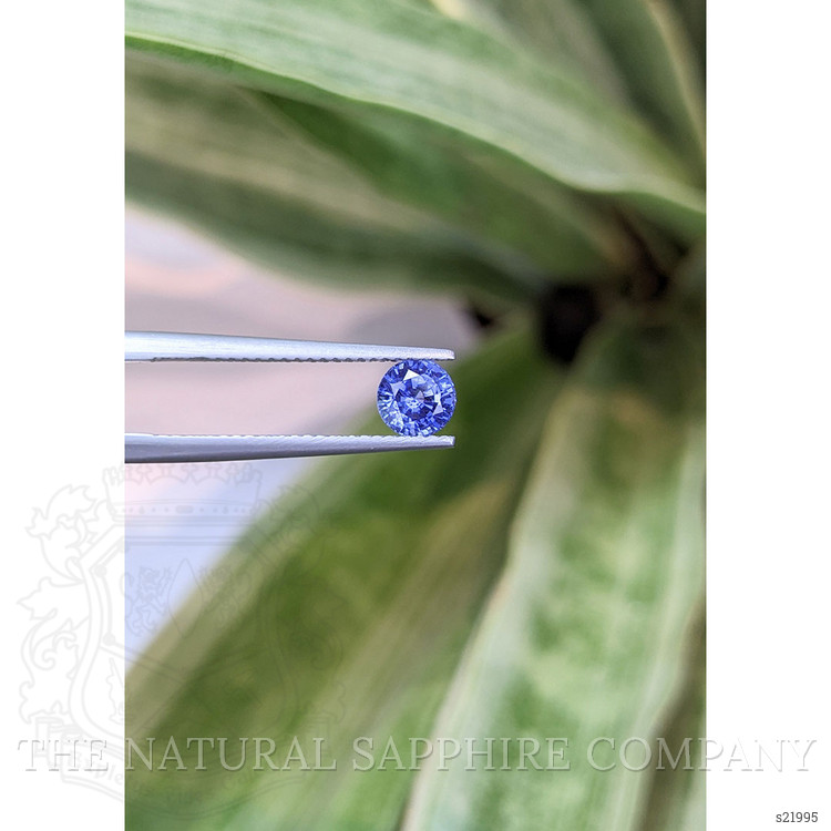 0.88 Ct. Blue Sapphire from Ceylon (Sri Lanka)
