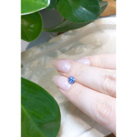 0.97 Ct. Purplish Blue Sapphire from Ceylon (Sri Lanka) Life Style