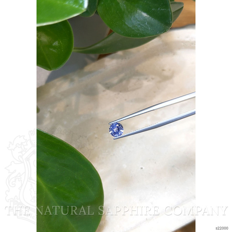 1.23 Ct. Purplish Blue Sapphire from Ceylon (Sri Lanka)