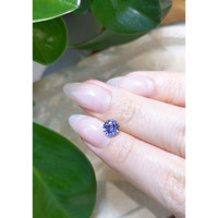 1.23 Ct. Purplish Blue Sapphire from Ceylon (Sri Lanka) Life Style