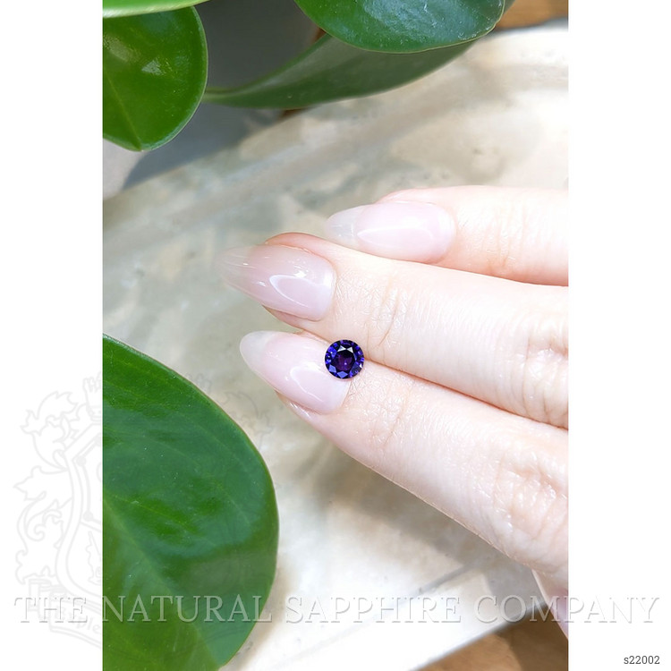 0.78 Ct. Blue Sapphire from Ceylon (Sri Lanka)