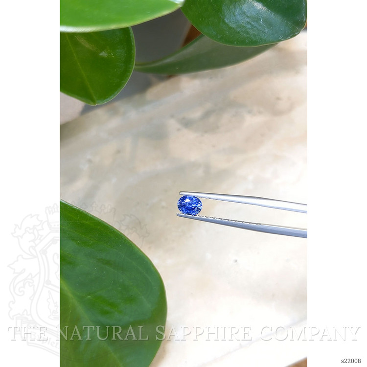 0.95 Ct. Blue Sapphire from Ceylon (Sri Lanka)