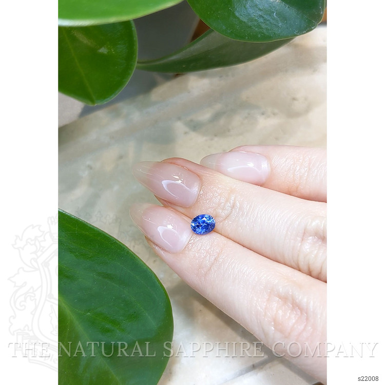 0.95 Ct. Blue Sapphire from Ceylon (Sri Lanka)
