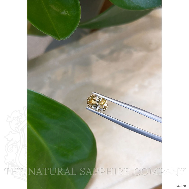 2.08 Ct. Bi Color Sapphire from Ceylon (Sri Lanka)