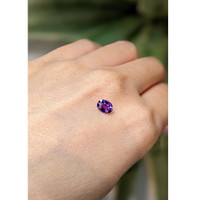 0.75 Ct. Purple Sapphire from Ceylon (Sri Lanka) Life Style