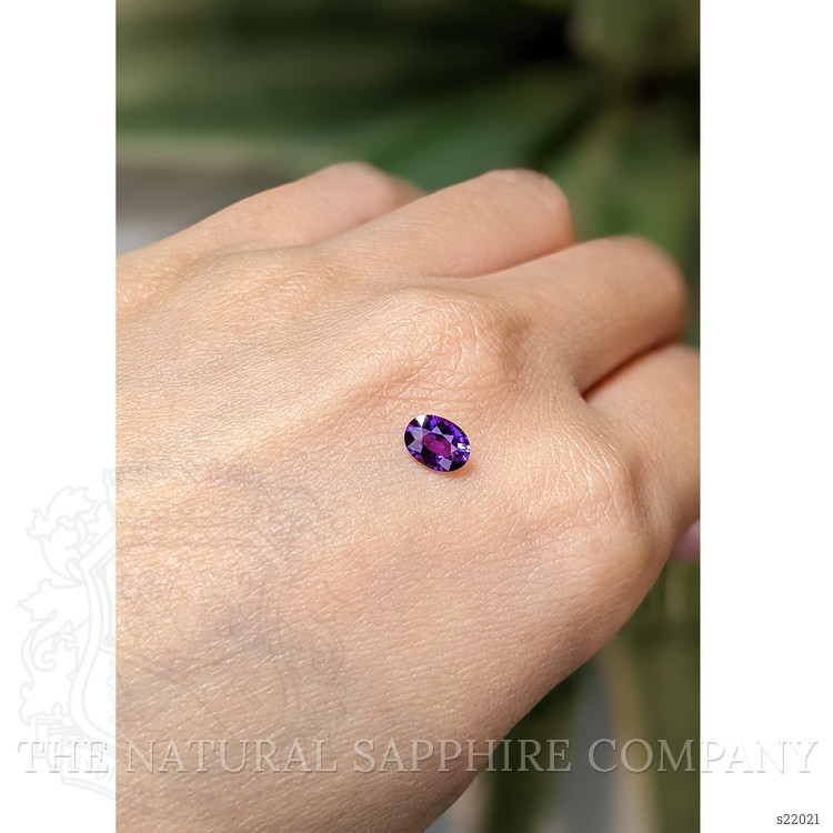 0.75 Ct. Purple Sapphire from Ceylon (Sri Lanka)