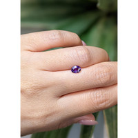 0.75 Ct. Purple Sapphire from Ceylon (Sri Lanka) Life Style