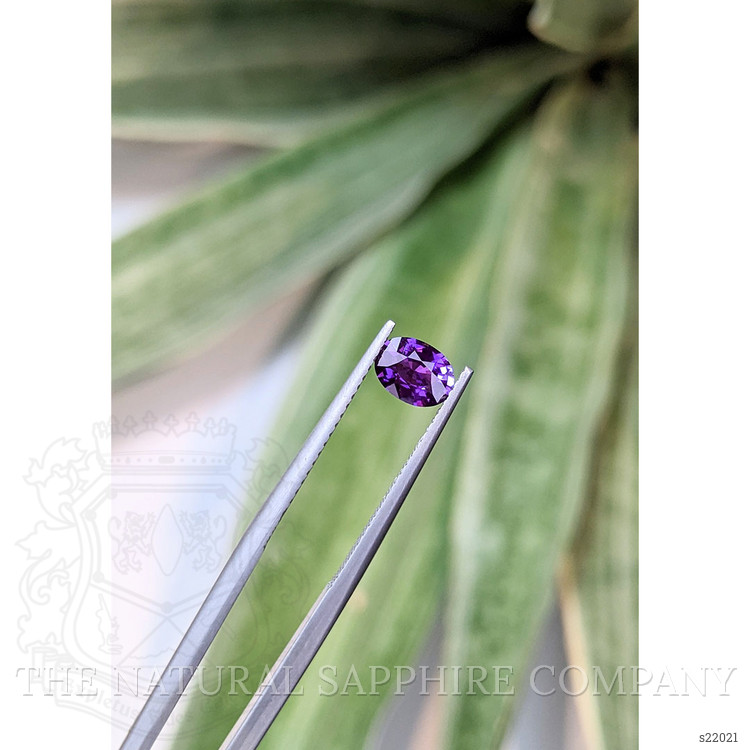 0.75 Ct. Purple Sapphire from Ceylon (Sri Lanka)