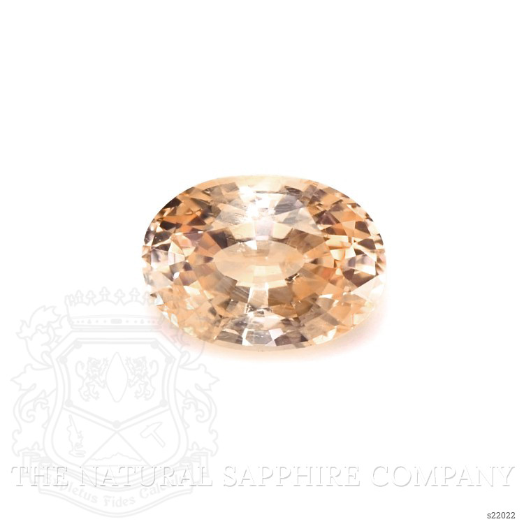 0.52 Ct. Peach Sapphire from Ceylon (Sri Lanka)