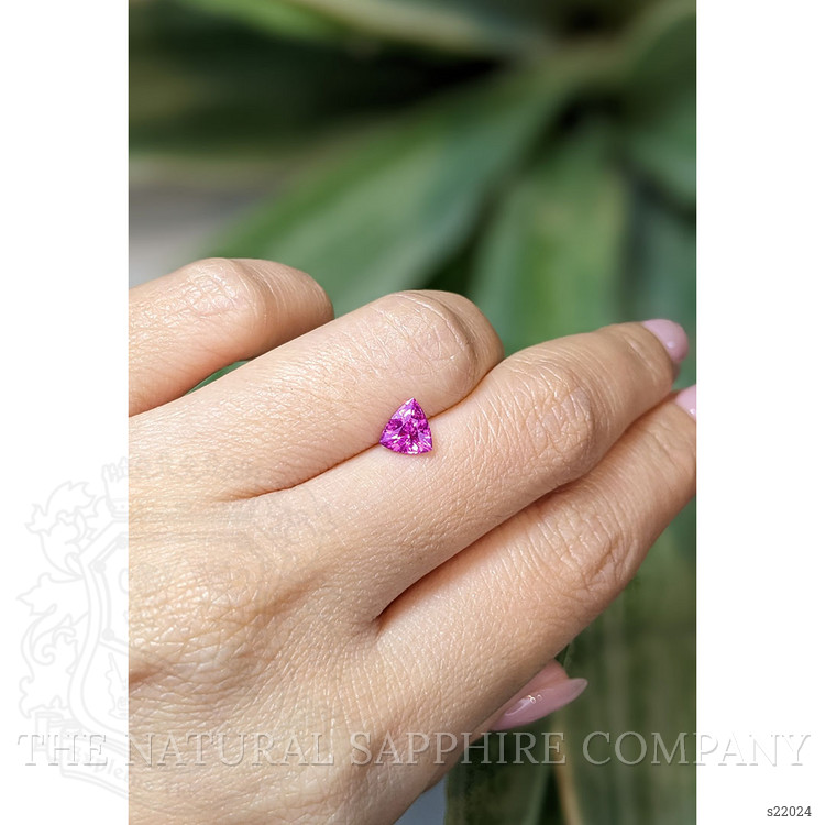 0.79 Ct. Purplish Pink Sapphire from Ceylon (Sri Lanka)