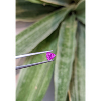 0.79 Ct. Purplish Pink Sapphire from Ceylon (Sri Lanka) Life Style