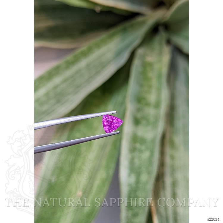 0.79 Ct. Purplish Pink Sapphire from Ceylon (Sri Lanka)