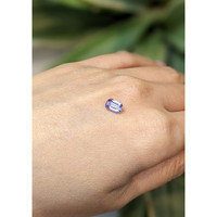 1.14 Ct. Violet Sapphire from Ceylon (Sri Lanka) Life Style