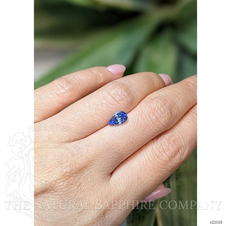 1.41 Ct. Blue Sapphire from Ceylon (Sri Lanka)