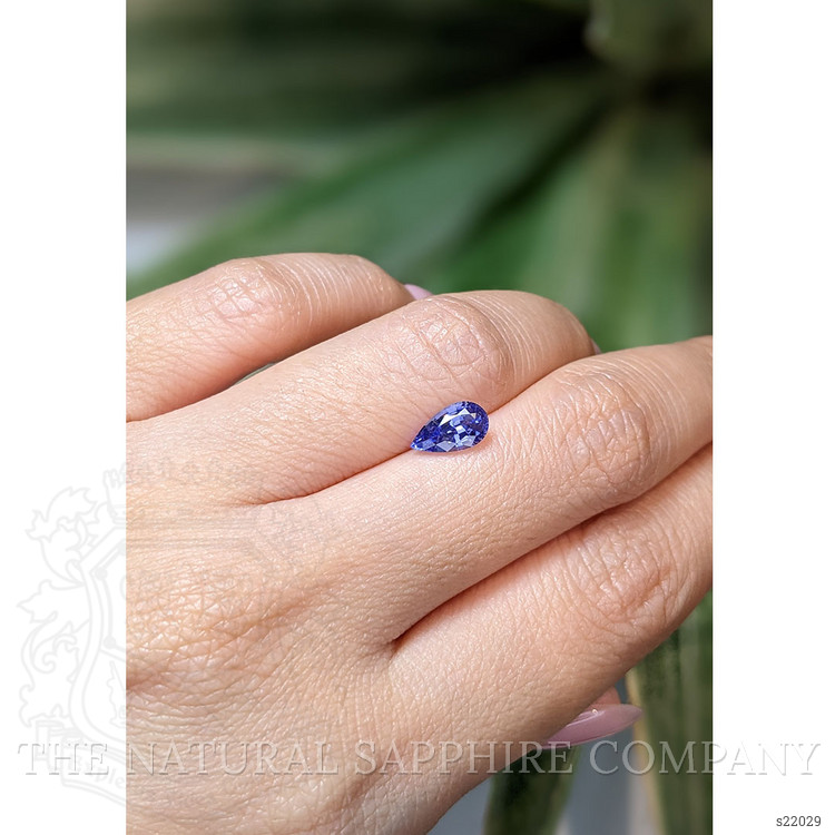 1.26 Ct. Blue Sapphire from Ceylon (Sri Lanka)