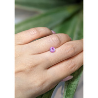 0.89 Ct. Pink Sapphire from Ceylon (Sri Lanka) Life Style