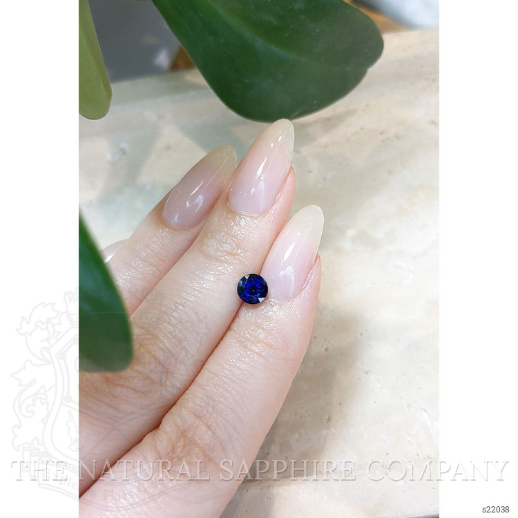 0.73 Ct. Blue Sapphire from Ceylon (Sri Lanka)