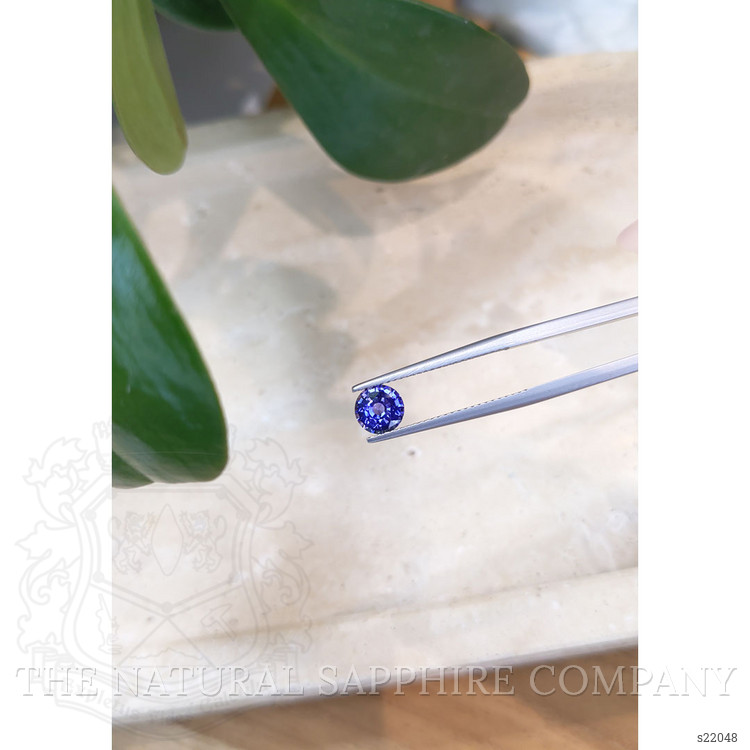 1.13 Ct. Purplish Blue Sapphire from Ceylon (Sri Lanka)