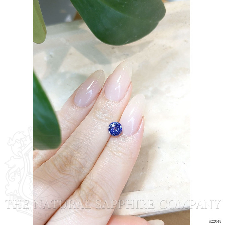 1.13 Ct. Purplish Blue Sapphire from Ceylon (Sri Lanka)