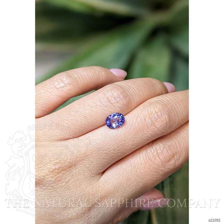 1.65 Ct. Violet Sapphire from Ceylon (Sri Lanka)