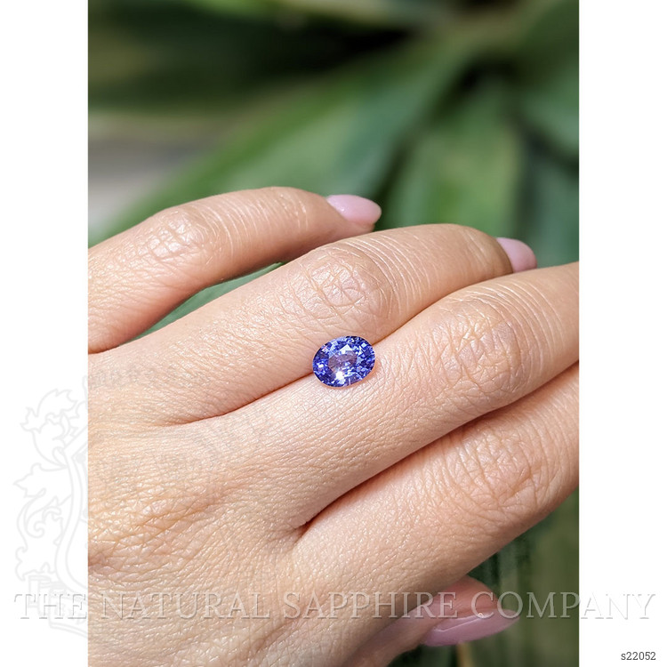1.65 Ct. Violet Sapphire from Ceylon (Sri Lanka)