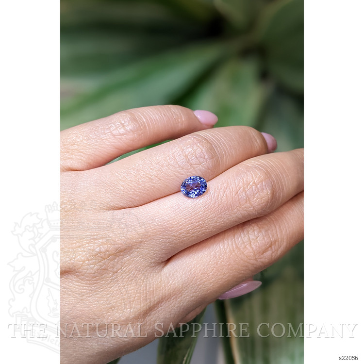 1.57 Ct. Purplish Blue Sapphire from Ceylon (Sri Lanka)