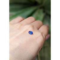 1.03 Ct. Blue Sapphire from Ceylon (Sri Lanka) Life Style