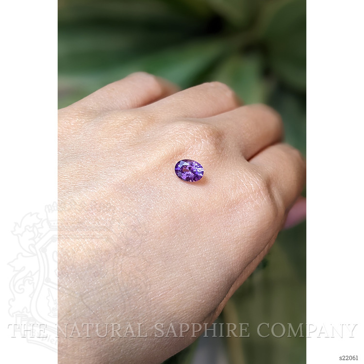 1.21 Ct. Purple Sapphire from Ceylon (Sri Lanka)